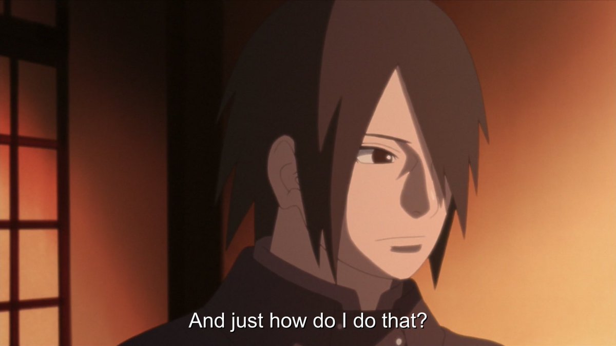 Now let’s all thank Mrs. Sakura Uchiha head of the household and first of her name for teaching Sasuke how to parent thank you amen