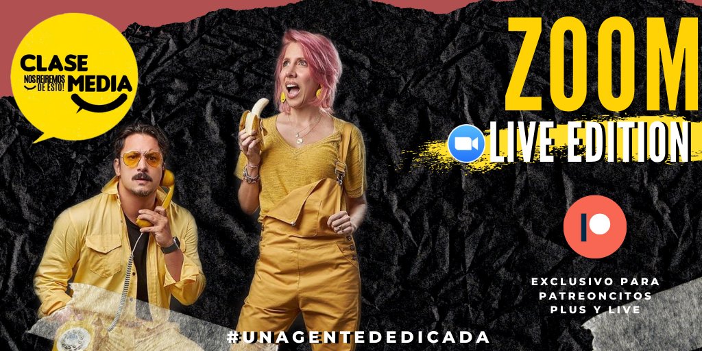 ClaseMediaNRDE's tweet photo. Patreoncitos nos vemos en un rato en #Patreon seremos la audiencia en vivo del episodio de hoy por ZOOM así que pasaremos un buen rato! #SeeYouZoom
#UnaGenteDedicada #PatreoncitosActivos
@nosreiremos https://t.co/ojVPUpPgai