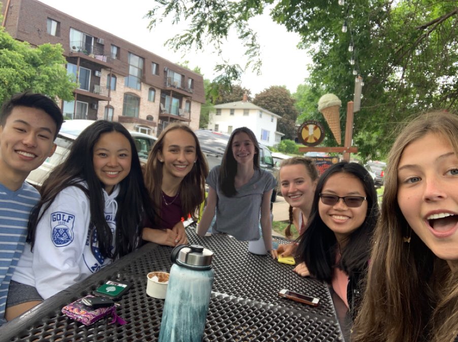 2020-2021 Tonka DECA Officers taking care of business. #Committment #Leadership #Motivation