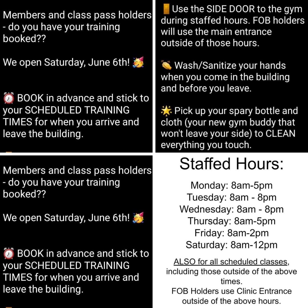 ForfitnessA's tweet photo. 📣📣Gym Members and Class Pass Holders...  have you downloaded the app to book your training sessions/drop in, or book a class??

✅Here’s the video if you need some help....https://t.co/lXOYF9zGxe

Need a FOB?  Need help?
📧 info@forfitnessandathletics.com
📱506-847-7263 https://t.co/H7sWCmX3b6