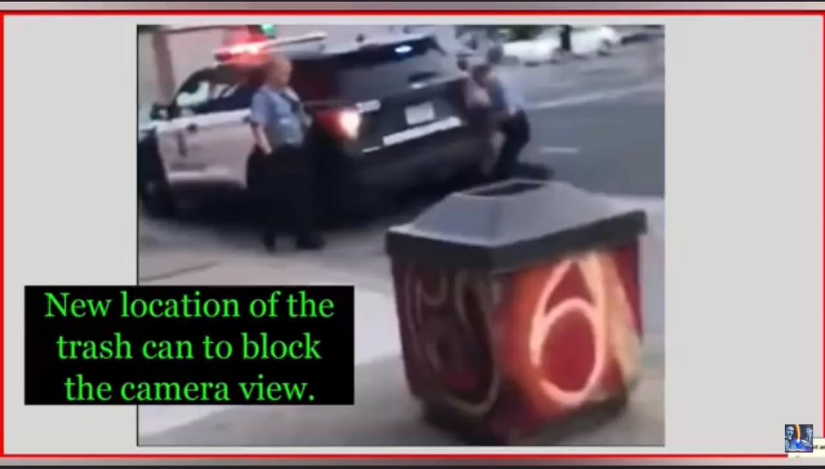 Here is some  #VeryInteresting pictures of the movement of the "6's" garbage can. #TheGreatAwakening  #GeorgeFloydExposed