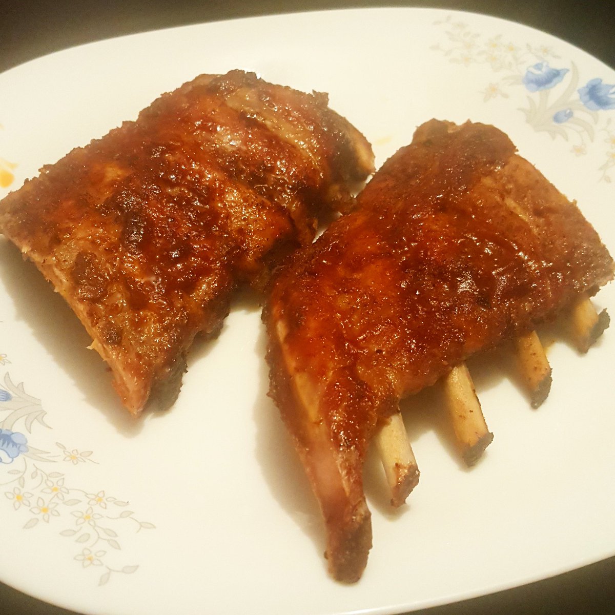 Oven Baked Pork Ribs from <a href="/FarmersChoiceKE/">Farmer's Choice Ltd</a> are ready and served courtesy of Owago's Kitchen. 
#TheProdigalSon
