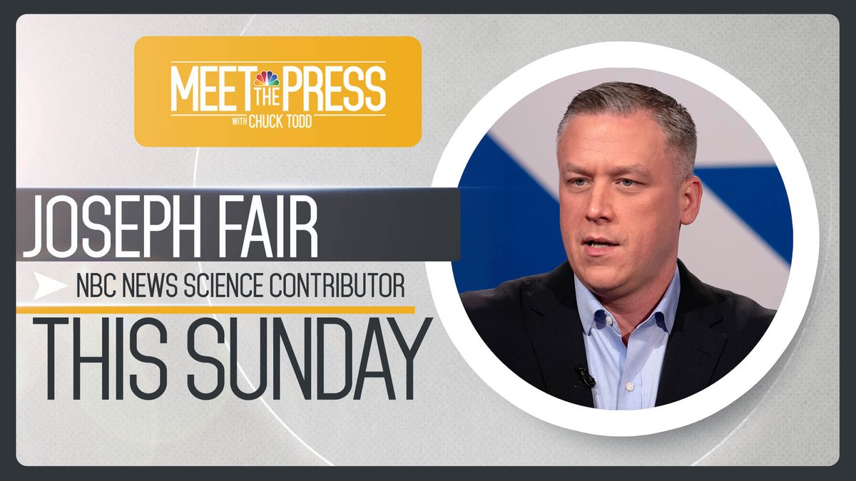 Meet The Press On Twitter Tomorrow On Mtp Nbc News Science Contributor And Virologist Joseph Fair On The Alarming Rise In Covid 19 Cases Ifitssunday Https T Co 4hpevtq2uo