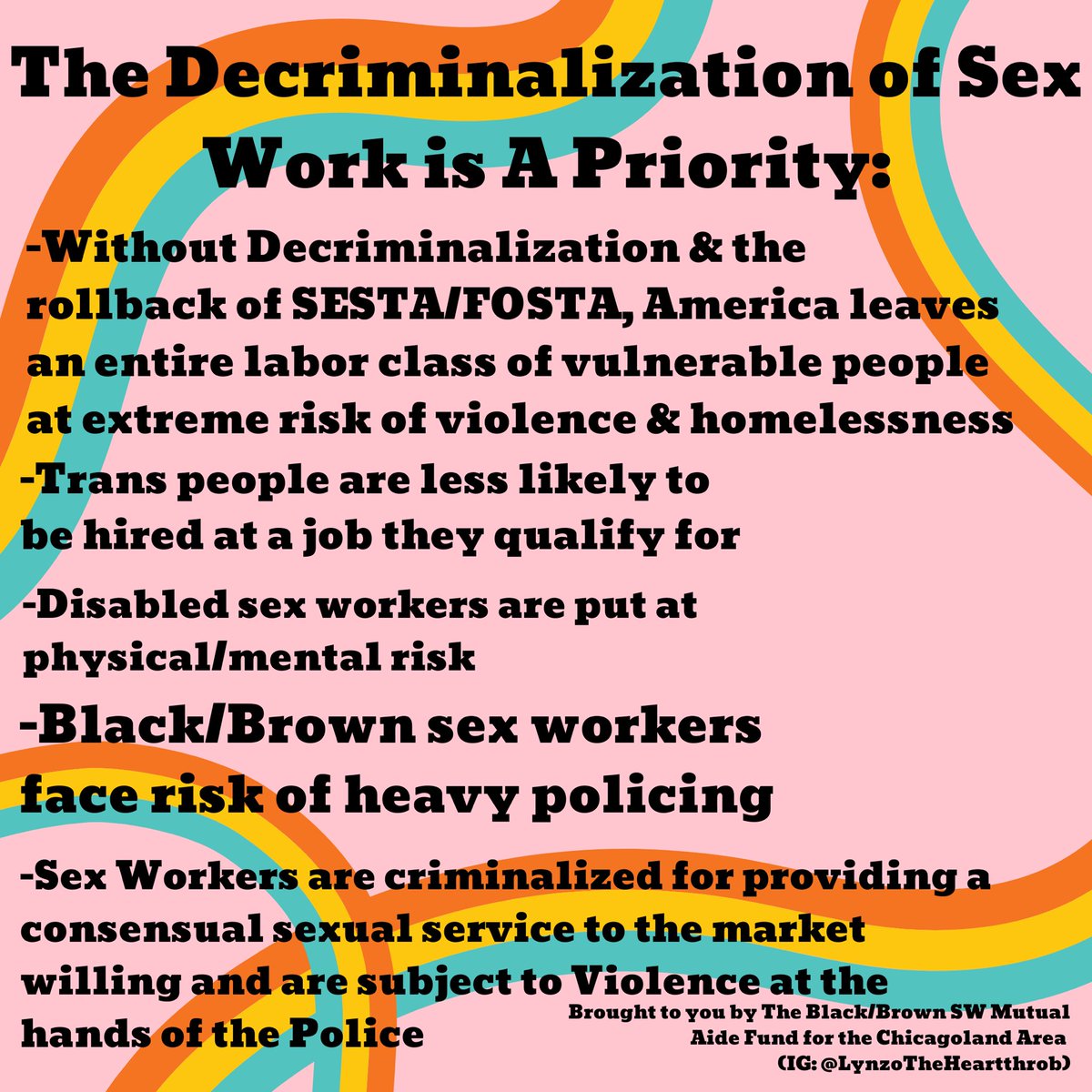 SESTA/FOSTA were laws passed under the guise of “saving trafficked persons,” but as soon as “Host Sites” became censored THOUSANDS of cases went cold -SWers used these sites to maintain independence the safest way possible-Finding traffickers has become increasingly hard