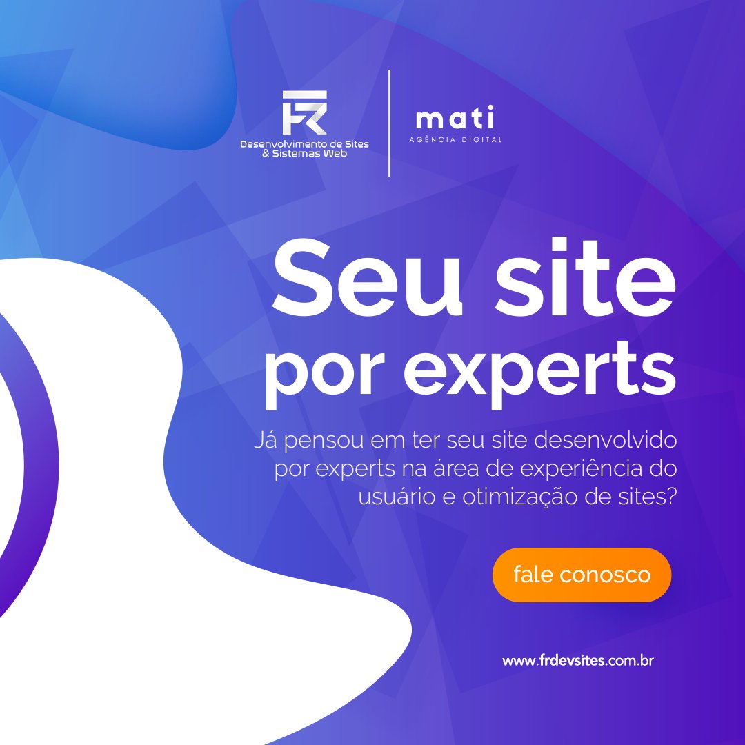 DigitalFabbri's tweet photo. JĂĄ pensou em ter seu site desenvolvido pos experts na ĂĄrea de experiĂȘncia do usuĂĄrio e otimização de sites?
â
https://t.co/kJu7JvU6OM
â
#frdevsites #frdesenvolvimento #sites #sistemas #agenciamati #design #logo #expert #ui #ux #creative https://t.co/C1cVvErvLa