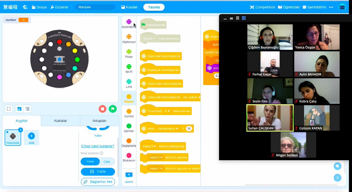 yoncakurt_tech's tweet image. Bugün yine Yonca Özgün Akademi'de gerçek bir eğitim gecesiydi.@sultan__c hocam şahane bir workshop ile bize #HaloCode anlattı 🍀
Sultan hocam emeklerine sağlık,çok güzeldi 🌺
Her geçen gün beraberce daha da gelişiyoruz.Öğrenme yolculuğumuz hep devam edecek.✅
#yoncaözgünakademi