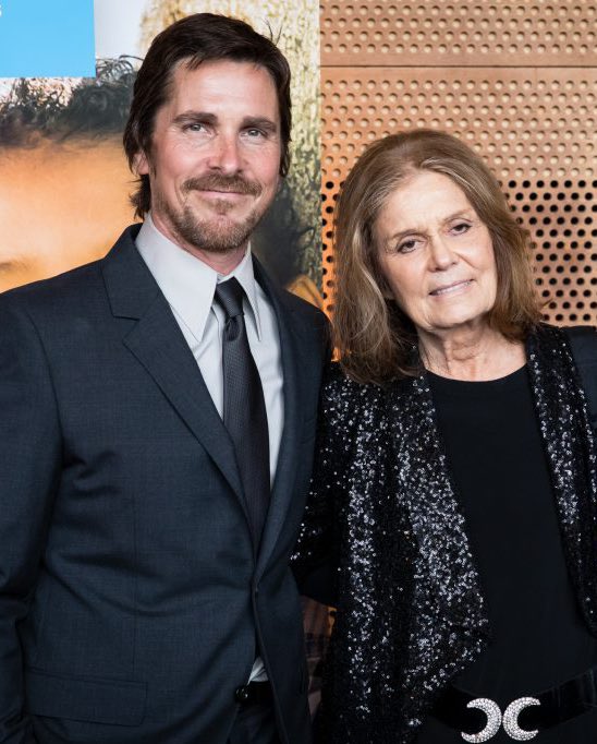 Joseph Longo on Twitter: "Christian Bale is Gloria Steinem's stepson??? https://t.co/pdmRUnLkxy" / Twitter