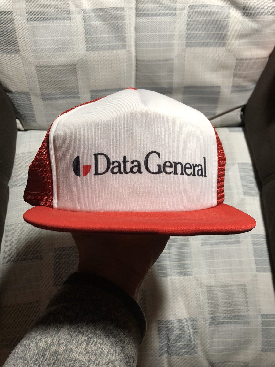 SVVintage's tweet photo. @futurepaul If you like Soul Of A New Machine you’ll love my vintage Data General Trucker hat: https://t.co/JqrRtcIWoB