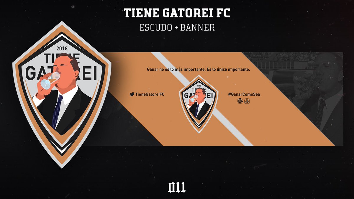 011 (@artzeleven) on Twitter photo Anoche @TieneGatoreiFC 🥂 salió campeón de la Copa Clubes Pro Retro organizada por los chicos de <a href="/SimplementeCPro/">Simplemente Clubes Pro</a>.
Aprovecho para mostrarles el escudo y banner que les hice hace unos años!
#GanarComoSea 🥂 Anoche @TieneGatoreiFC 🥂 salió campeón de la Copa Clubes Pro Retro organizada por los chicos de <a href="/SimplementeCPro/">Simplemente Clubes Pro</a>.
Aprovecho para mostrarles el escudo y banner que les hice hace unos años!
#GanarComoSea 🥂