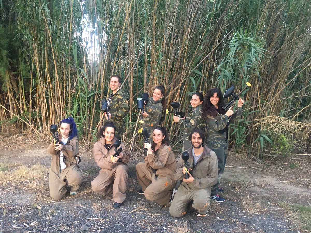 EsteruelasGroup's tweet photo. Esteruela’s Group having fun playing paintball #Notalliswork #esteruelasgroup https://t.co/R3YnAxf0fG