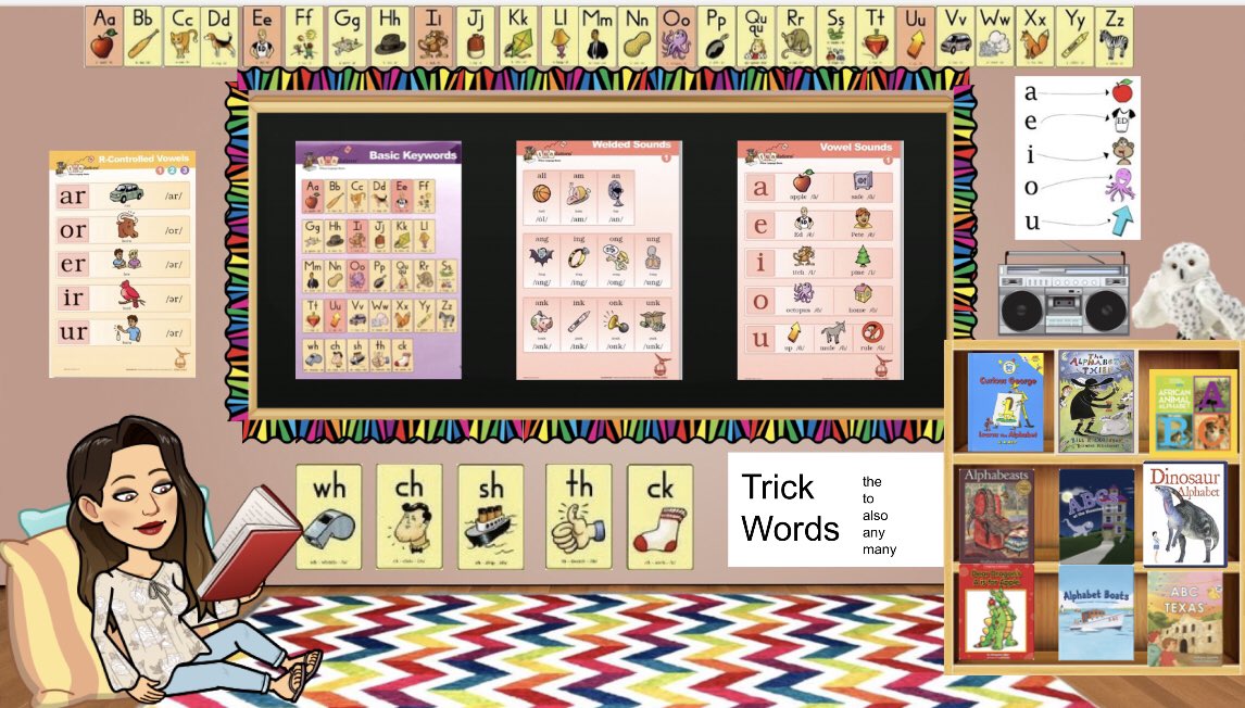 Made a Fundations Room for my Virtual Summer School Google Classroom❣️#firstgraderocks #virtualsummercamp #THEDISTRICT