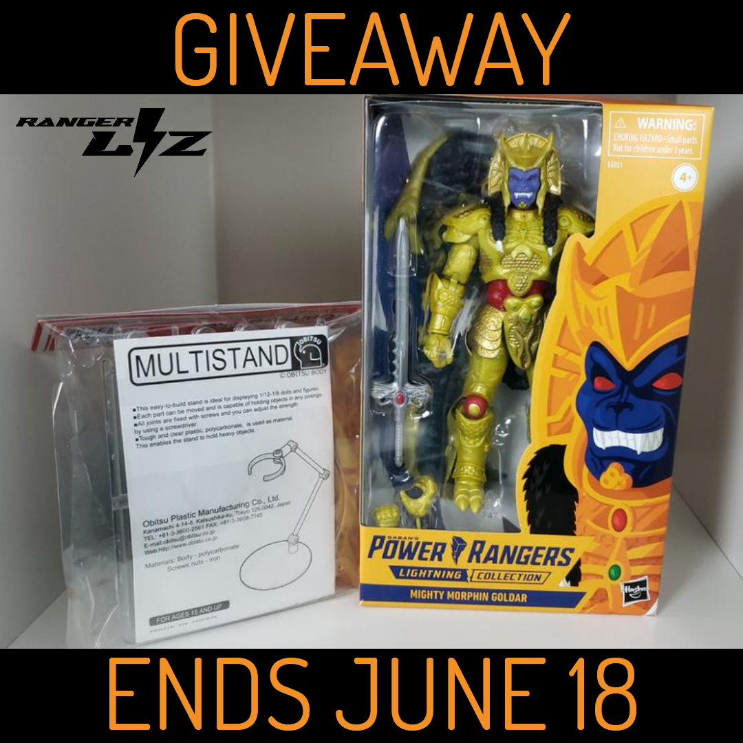 Ranger_Liz's tweet photo. ⚡️ Giveaway Time!!! Lightning Collection Goldar figure AND an Obitsu Multistand! ⚡️

💛 Simply Follow + RT to enter. :) 

- US only - ends June 18th at 3pm cst - winner to be announced on the Ranger Week In Review Friday
https://t.co/qEpsXEWPub

#PowerRangers #LightningCollection https://t.co/TSUmmXWTrc