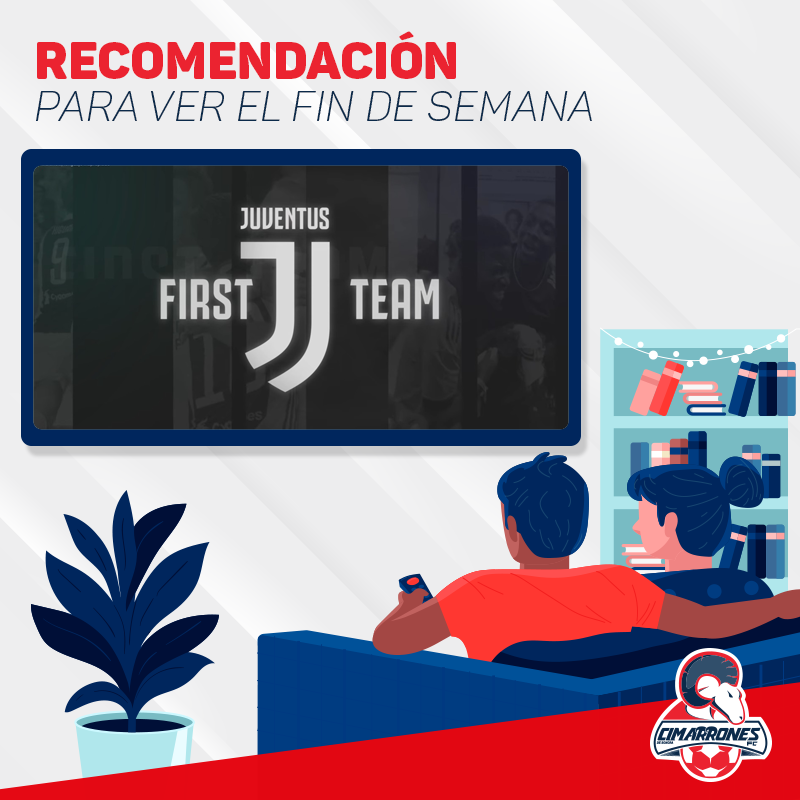 CimarronesFC's tweet photo. ⚽ ¡Para ver el fin de semana! 📺
✅ Les recomendamos el Documental #FirstTeamJuventus, en el arranque de la temporada con un partido especial para sus aficionados antes de empezar la conquista por la Serie A y la #LigadeCampeones
#PasiónFutbol #documental #Juventus #Netflix https://t.co/4mxwZNIVrT