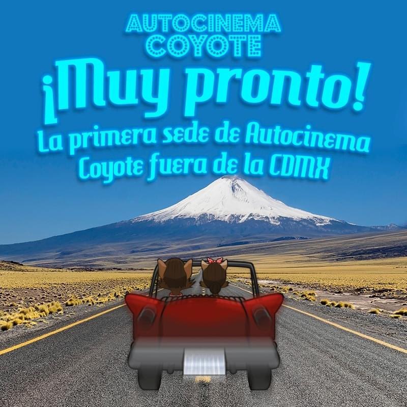 PUUUMM!!!! Y que se publica la nueva pista (ya más obvia) de donde será el prmer <a href="/AutocinemaC/">Autocinema Coyote</a> fuera de la CDMX (ya en construcción y listo para abrir en julio), ¿Ya adivinaron donde? ¡La única salida es seguir avanzando, hacia el <a href="/AutocinemaC/">Autocinema Coyote</a> de ___________