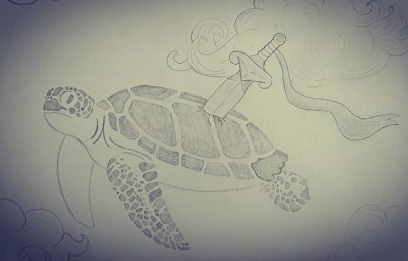 Folkine_'s tweet photo. #maghlever #tortue #nuage #arme https://t.co/d9NR7e510X