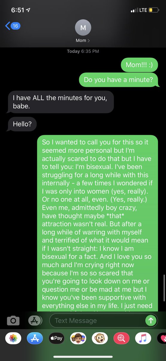 yelenabelova's tweet image. I DID IT I FUCKING DID IT 😭😭😭😭😭😭😭😭😭😭😭😭😭😭😭 I CAME OUT AS BISEXUAL TO MY MOM