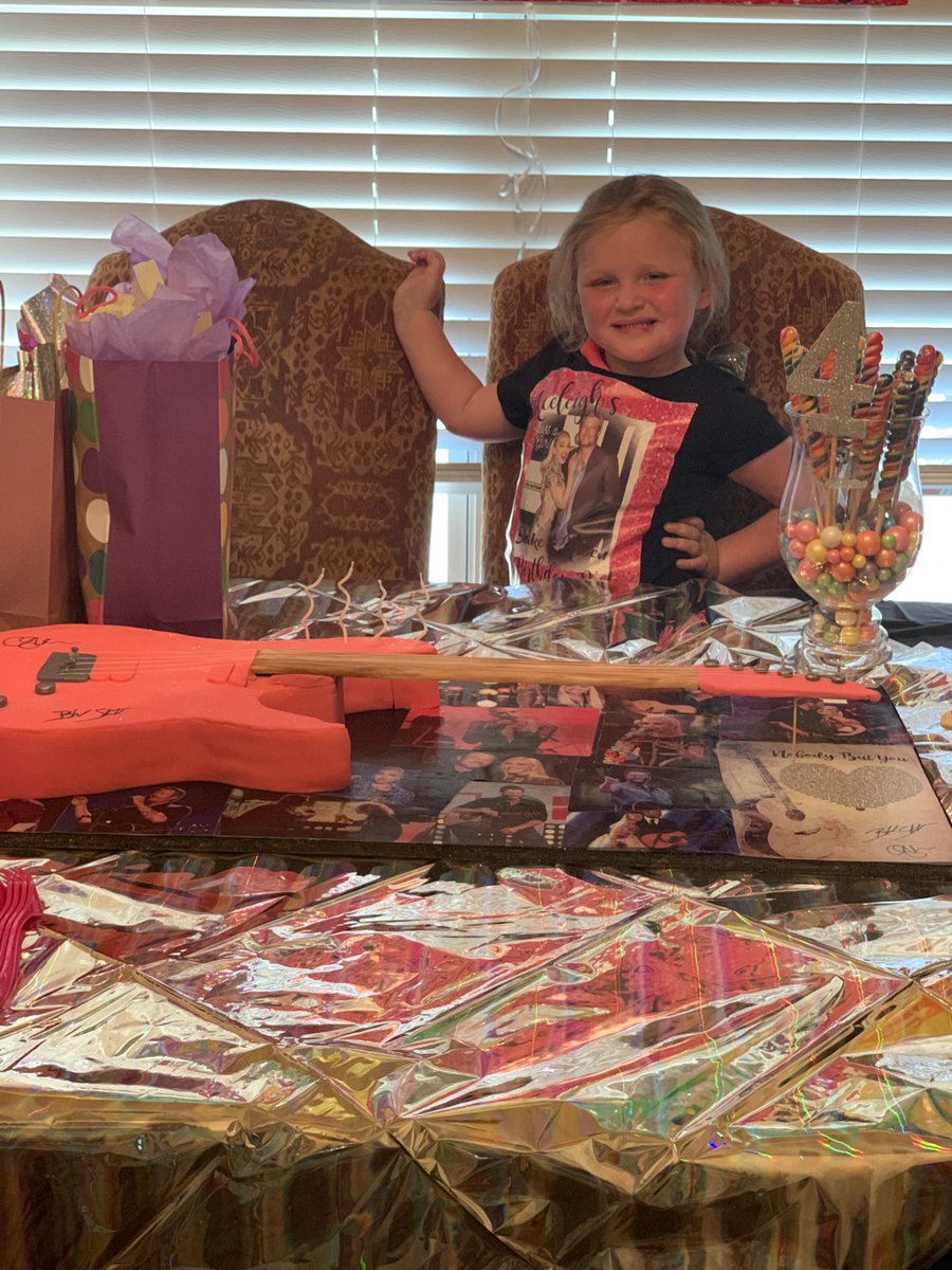 cncathey17's tweet photo. Don’t all 4 year olds want a @blakeshelton  &amp; @gwenstefani  party? Happy birthday to my girl! #BlakeShelton #gwenstefani #NOBODYBUTYOU #blake #gwen https://t.co/5Dc9ShoYQo