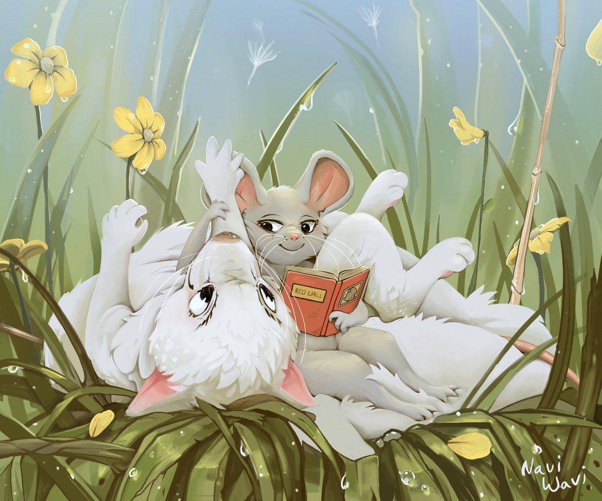 Mouse and stoat, enjoying themselves ^w^

This drawing comes with a speedpaint! here on youtube: youtube.com/watch?v=Tuor5B…