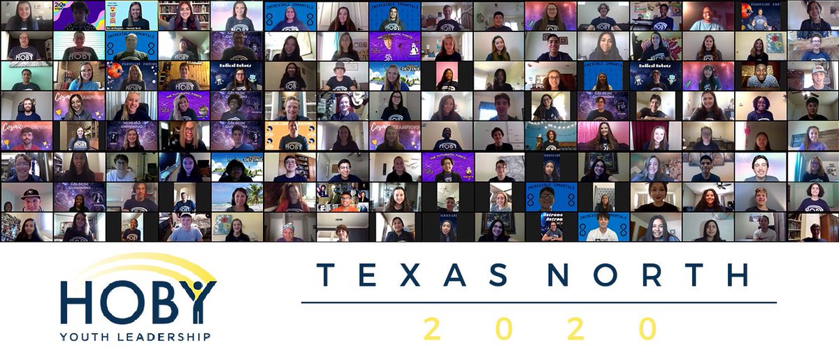 That’s a wrap on our 2020 seminar! We’re so thankful that we were able to spend the past few days together. We cannot wait to be together in person! To our 2020 alumni, welcome to the incredible HOBY network. #HOBYTXN2020