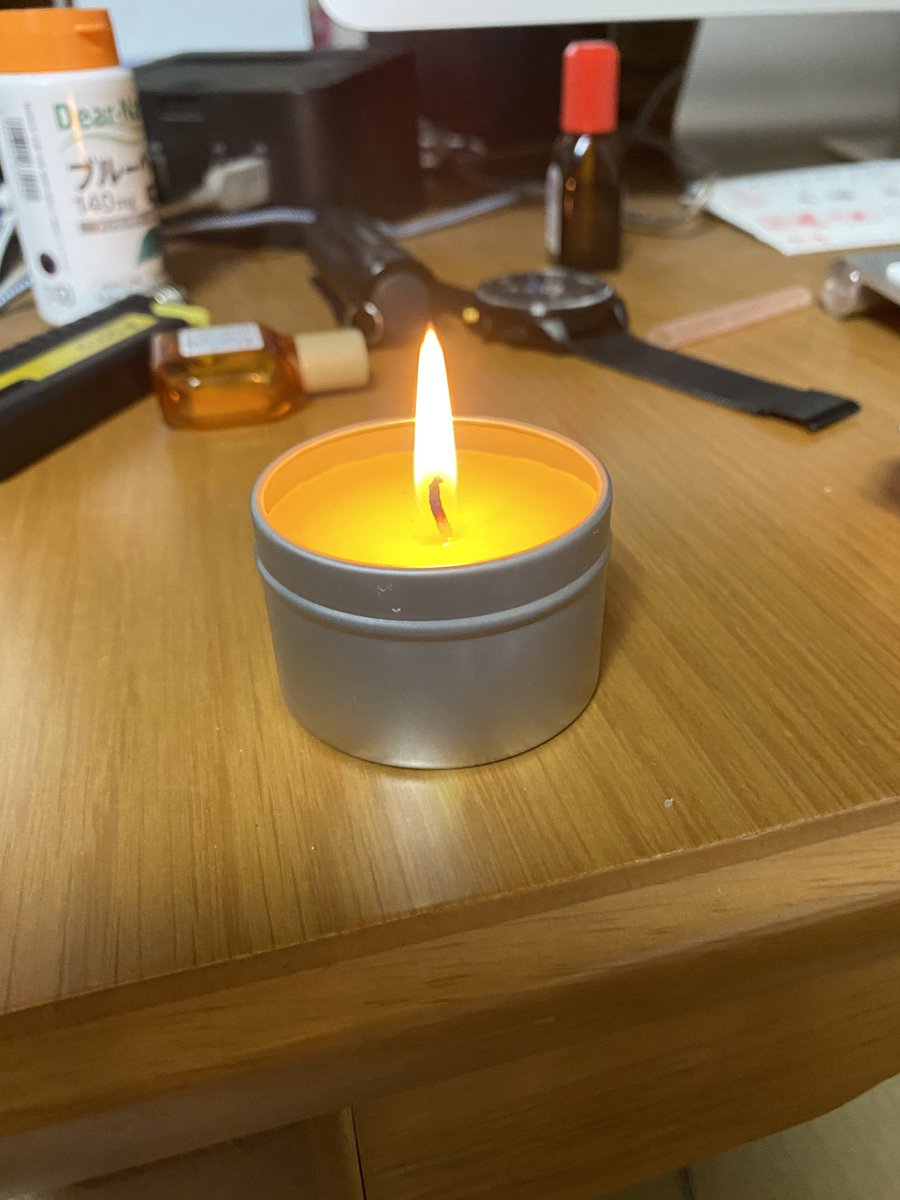 タロウ セリア で 缶入り虫除けキャンドル をゲット 使用後の缶は 簡易 アルスト に転用予定 以前のクリームケース缶も火力は充分だったけど 燃焼時間が短くて珈琲2杯分のお湯を沸かすのが精一杯だった 15 18分燃えてくれれば タロウ セリア で 缶入り虫除けキャンドル をゲット 使用後の缶は 簡易 アルスト に転用予定 以前のクリームケース缶も火力は充分だったけど 燃焼時間が短くて珈琲2杯分のお湯を沸かすのが精一杯だった 15 18分燃えてくれれば
