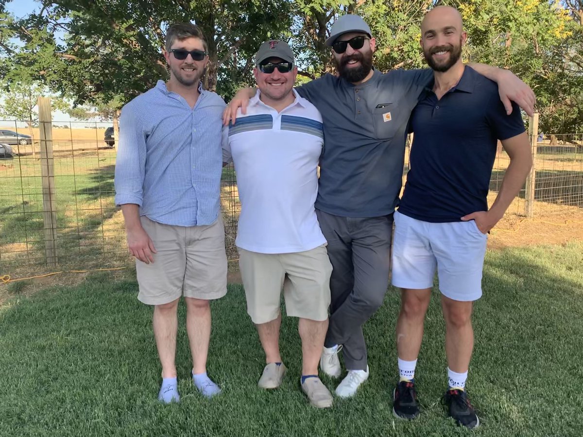 The sun never sets in West Texas. Graduation BBQ for Rob Grand #techurology #urology #westtexas #pgy5 #internyear #pgy2 #pgy4 #residency #TexasTech #residencygraduation