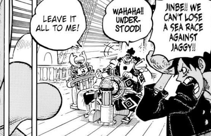 zoro’s ability to smell booze is the same thing as luffy being able to smell meat from a mile away... also their shenanigans are so cute i’m glad they’re all together again 