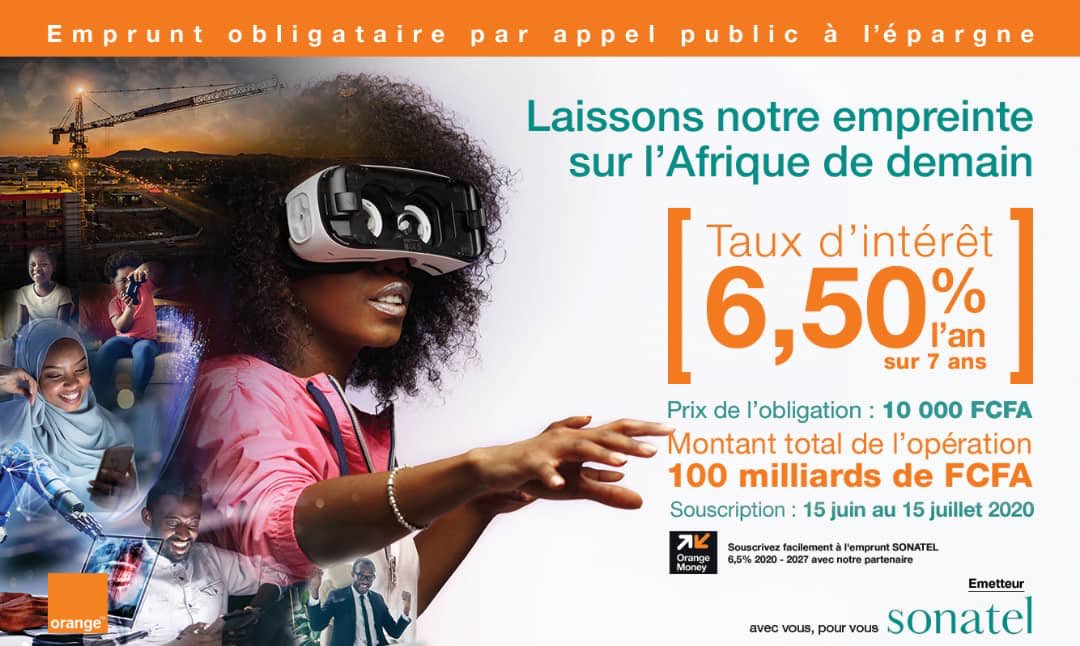 khadijand's tweet photo. @ImpaxisS, en sa qualité d’arrangeur et chef de file, a le plaisir de vous annoncer le lancement de l'opération EMPRUNT OBLIGATAIRE PAR APPEL PUBLIC A L’EPARGNE du Groupe SONATEL « Sonatel 6,50% 2020-2027 » d’un montant de 100 Milliards de FCFA. https://t.co/AtgzDRDRsr
