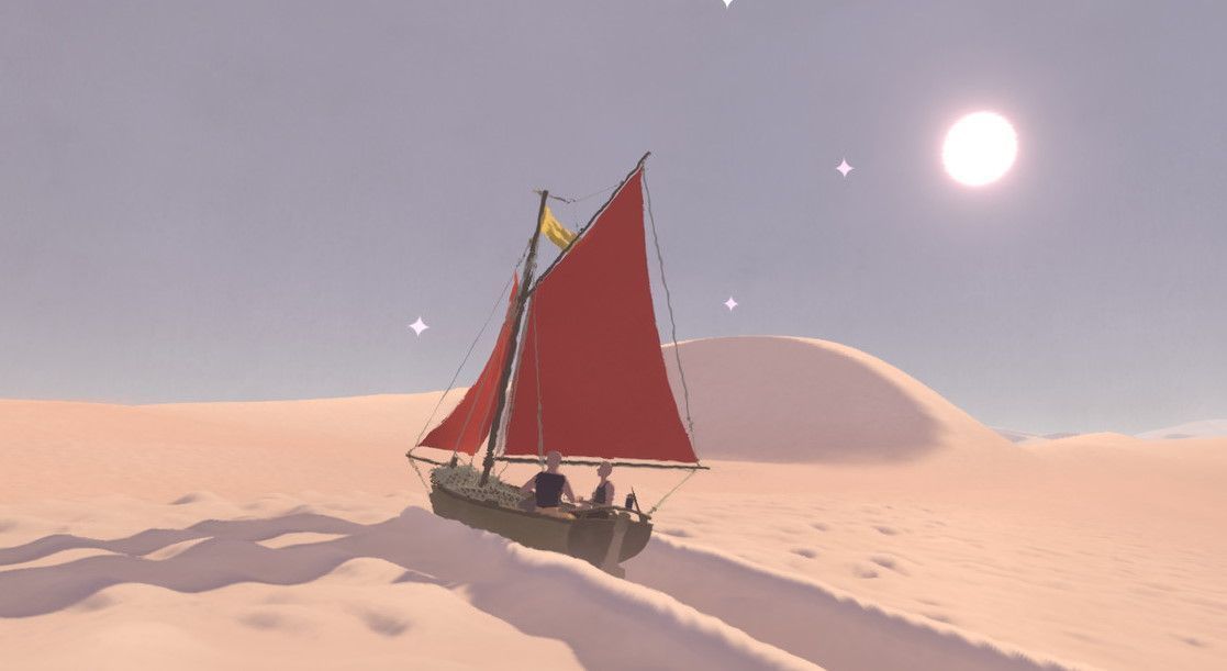 Journey across an endless sea of sand in Red Sails, a dreamlike exploration adventure buff.ly/2UFPEso #PCGamingShow