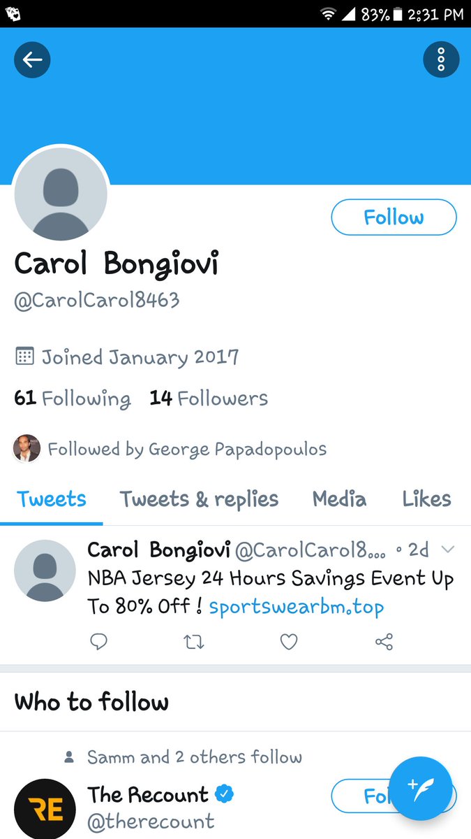 Chelle_Shocker's tweet photo. @CarolCarol8463 @JackPosobiec Why is everyone responding to the paid agitator. Stop responding to accounts that are over a year old without at least 50 followers. 3 plus years older 100 followers. Lots of paid chaos going on here. 
#StopResponding https://t.co/wcD7A4HjsY
