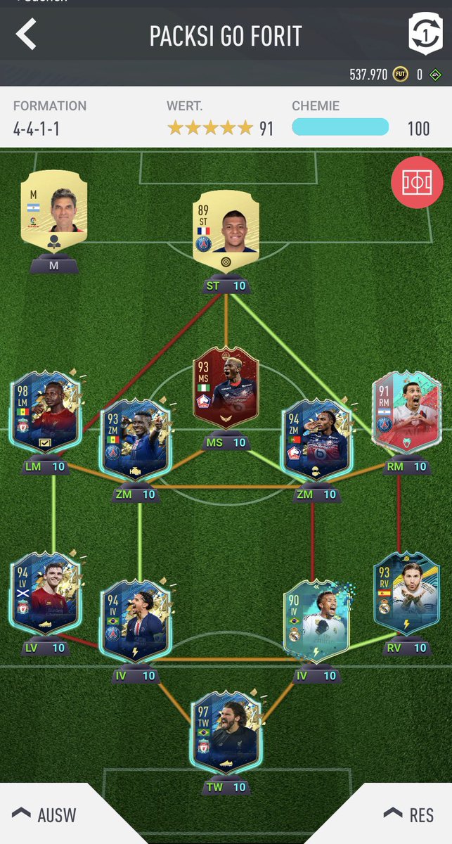 Mein neues Team, dank dir <a href="/Packsi_F95/">Packsi</a>  Mané passte perfekt ins Team.