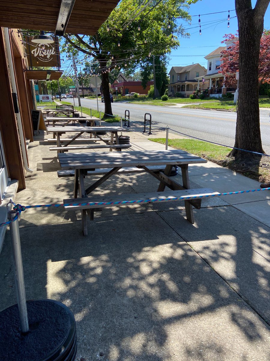 12th Street Beer Garden in progress! #hammonton #outdoorseating #vinylbrewing #njcb #drinklocalnj #southjersey