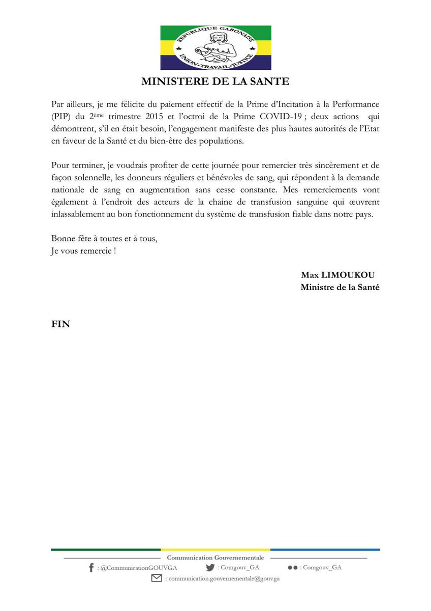 Ministère de la Santé et des Affaires Sociales tweet media