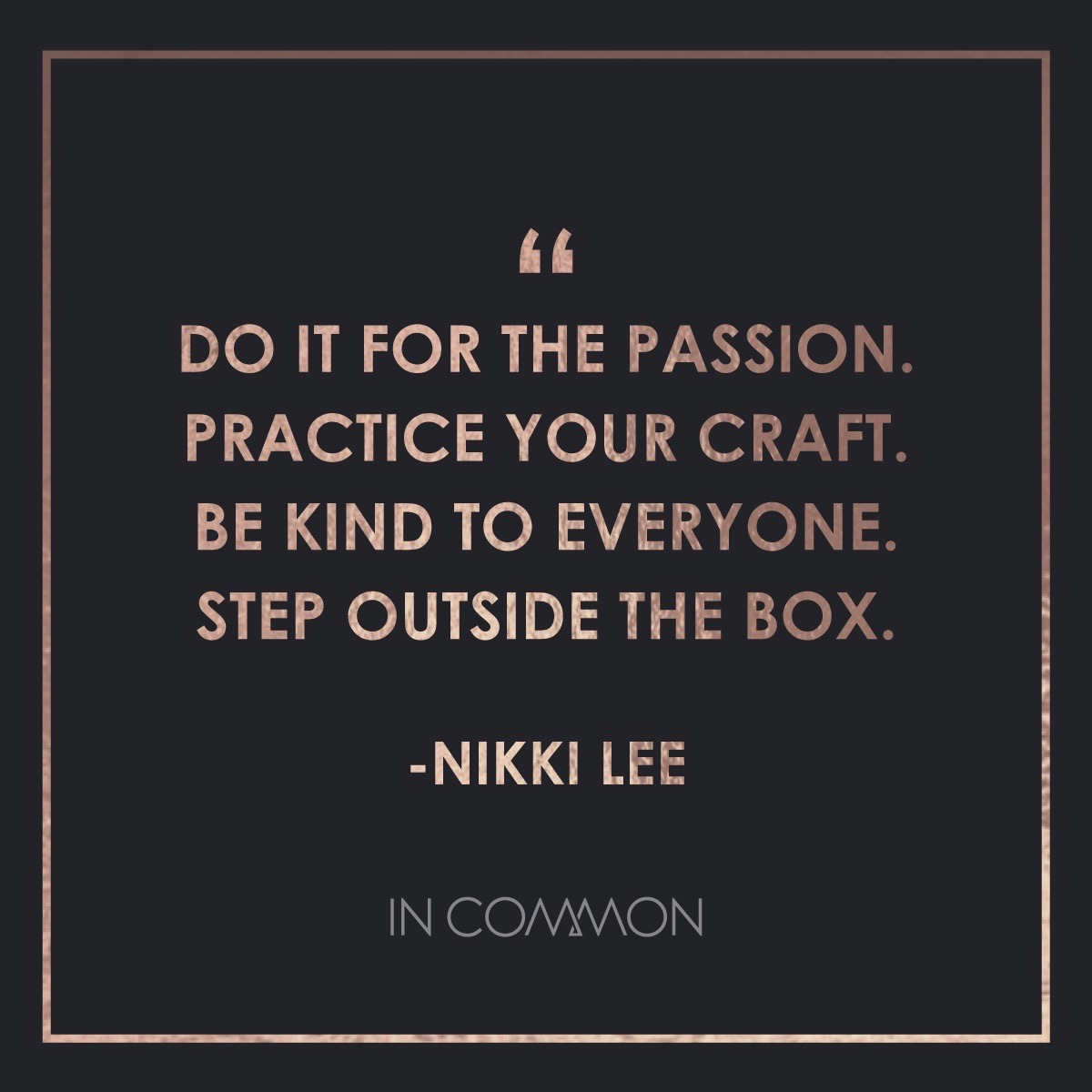 incommon_beauty's tweet photo. Words of wisdom from our co-founder @NikkiLee901

Stylists! Comment with one piece of advice or lessons learned for your fellow stylists, and let’s support this community we all love so much. 💕 https://t.co/SVEyG7ZruR