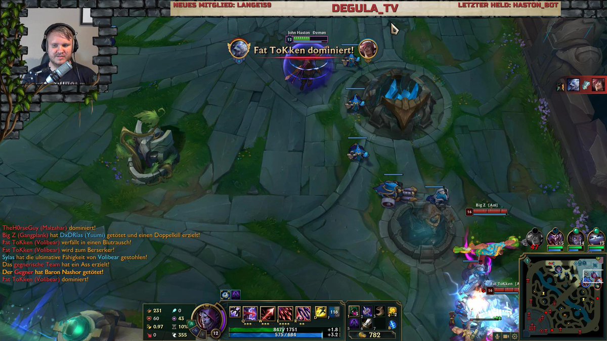 Und wir sind offline... Oh nein doch nicht eine Runde geht noch League of Legends 🔴 [1080p/60fps] |LOL | Wer nicht trinkt verliert! Wie ging nochmal Botlane? |  [02:59] twitch.tv/johnhaston?107…