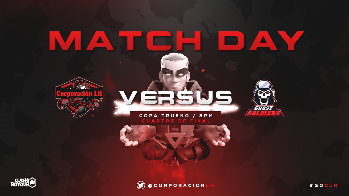 corporacionlh's tweet photo. #CR | ¡Match Day!

¡Por primera vez con los soldados!

Jugamos los cuartos de final de la @MasterCup_1|#MC_CopaTrueno en contra de @GhostSoldiers2 desde las 8:00PM🇵🇪.

¡Acompañennos!💪

#GoCLH https://t.co/KbKEJjmsoh