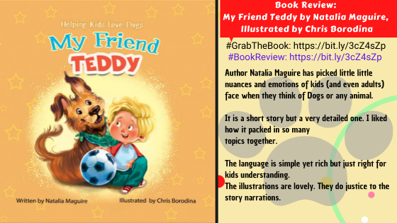 nilimakadam's tweet photo. #FreeAlert #freedownload 
#GrabTheBook at: https://t.co/t78bJc3aIk 
The story is true to its Subtitle: Helping Kids Love https://t.co/lkqCE0vP6q narrates a story about a Dog who saves his owner #BookReview: My Friend Teddy by Natalia Maguire https://t.co/0t93V0d3I5 #ChildrensBook https://t.co/vBEfWb9kVU