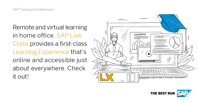 HopeBailey214's tweet photo. Instead of the effort and costs of travel, join the virtual #LearningExperience. Enter a new way of training, with #SAPLiveClass. #saptraining https://t.co/HoAANvNbfL https://t.co/EQj3cXyaBY