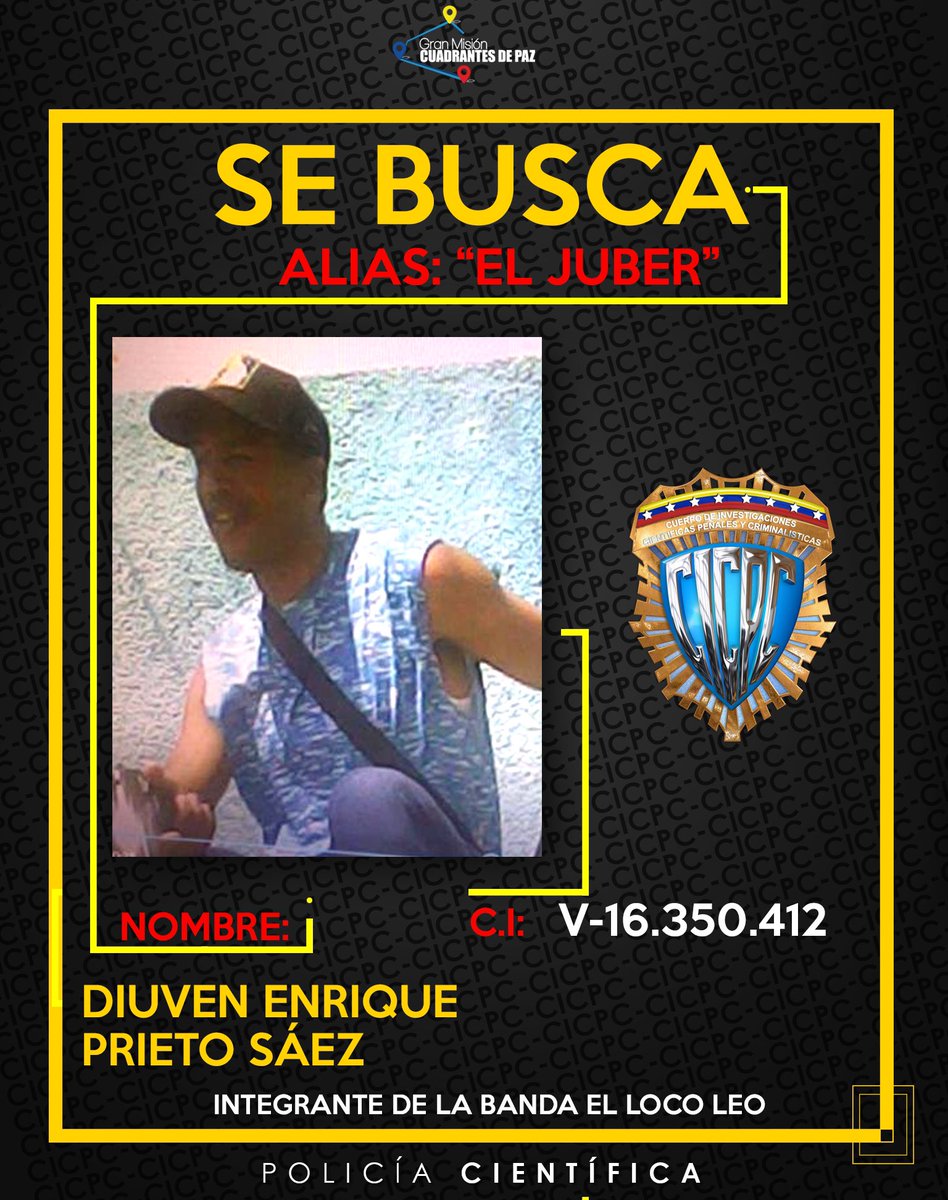 1. SE BUSCAN. Habilito mis redes sociales para que envíen cualquier información que nos permita dar con la captura de estos delincuentes que asesinaron vilmente a un Detective del #Cicpc