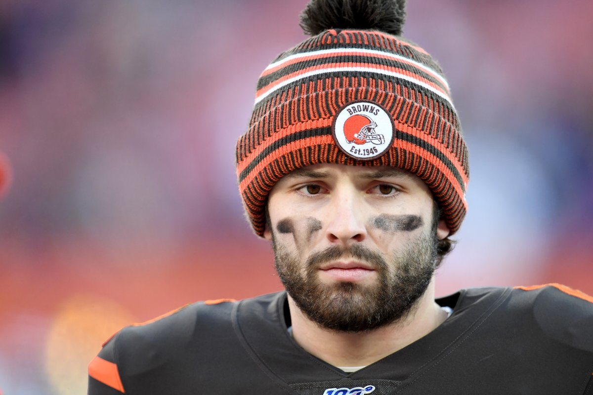 BleacherReport's tweet photo. “If I lose fans, that’s okay. I’ve always spoken my mind. And that’s from the heart.”

@bakermayfield on fans being upset with him for planning to kneel this season @brgridiron https://t.co/kyG9M28DRS