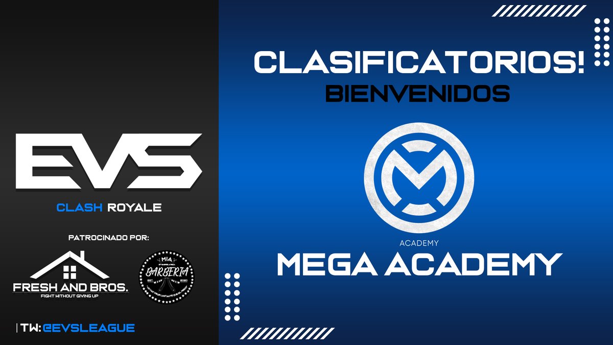 CLASIFICATORIOS BIENVENIDA!

<a href="/MegaAcademy_GG/">Mega Academy</a> 
 
#EVSLEAGUE