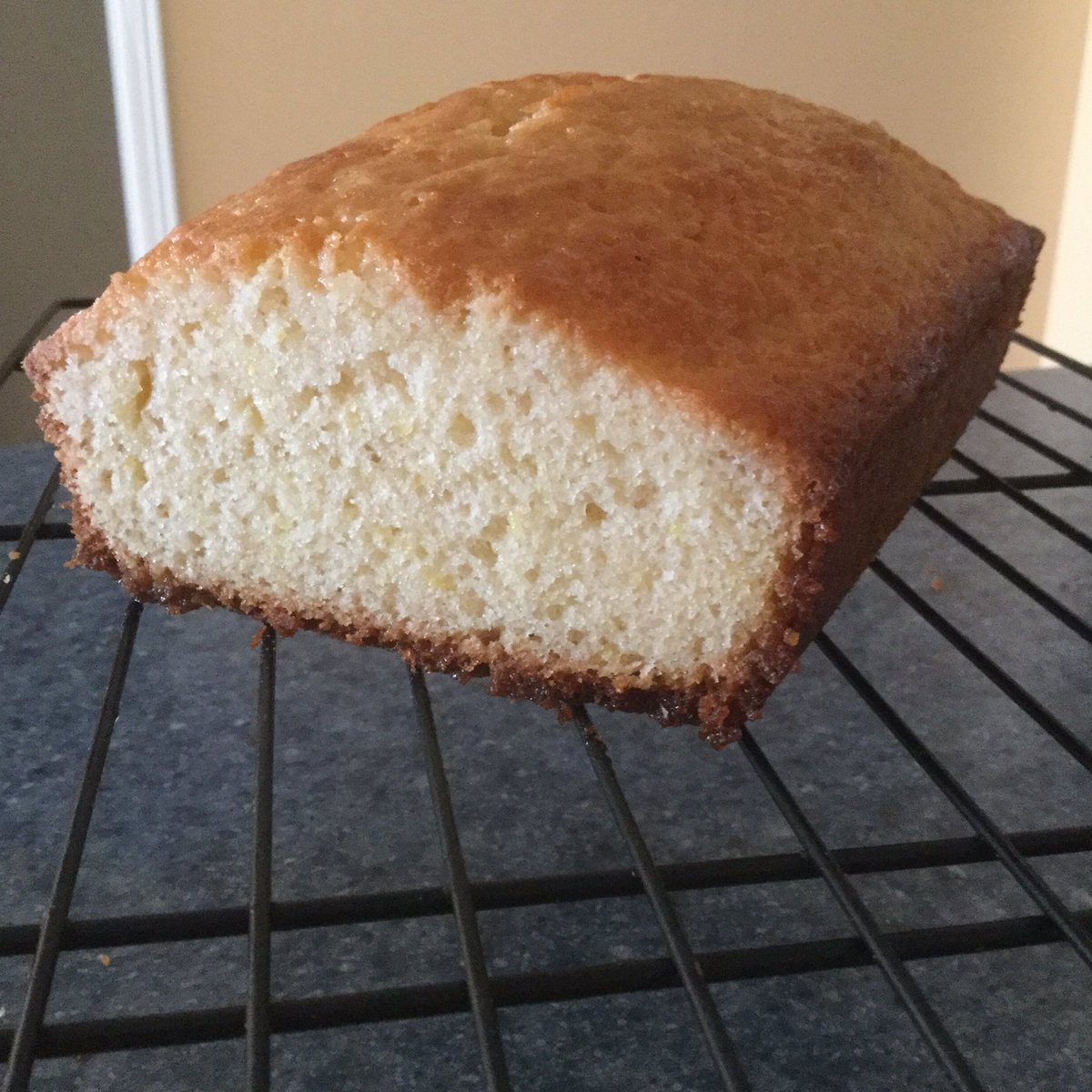 artemisprime's tweet image. Baked my first lemon bread and on the bbq! It is moist and very lemony.  The glaze needs work, but I will definitely do this again :). Please thank your mom @RinkRat22 for the inspiration.  The one she made when I visited last year was amazing. #lemonbread #homebaking #bbqbaking