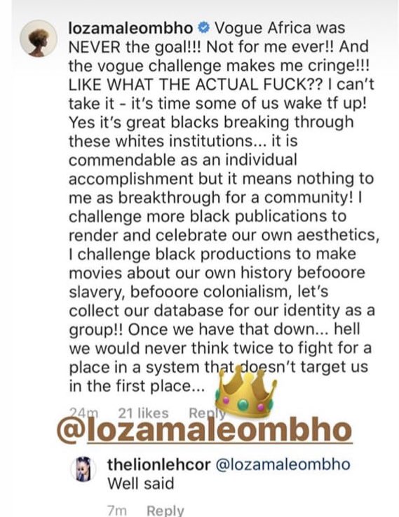 <a href="/lozamaleombho/">Loza Maléombho</a> C’est pour ca que je t’aime Loza......pouvons nous deja etre amis????🗣✊🏾✊🏾✊🏾✊🏾✊🏾👑👑👑👑👑👑👑👑👑👑👑👑