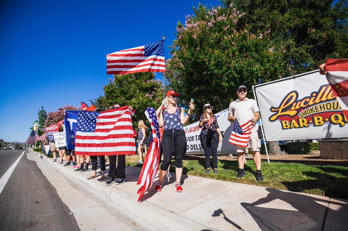 We are seeing surge of similar groups pop up on the corner of Main Street’s all across the country, and both groups have something to say. There is a growing divide between what it means to “Be A Patriot” in America, and it’s as clear and present here in Temecula as anywhere.