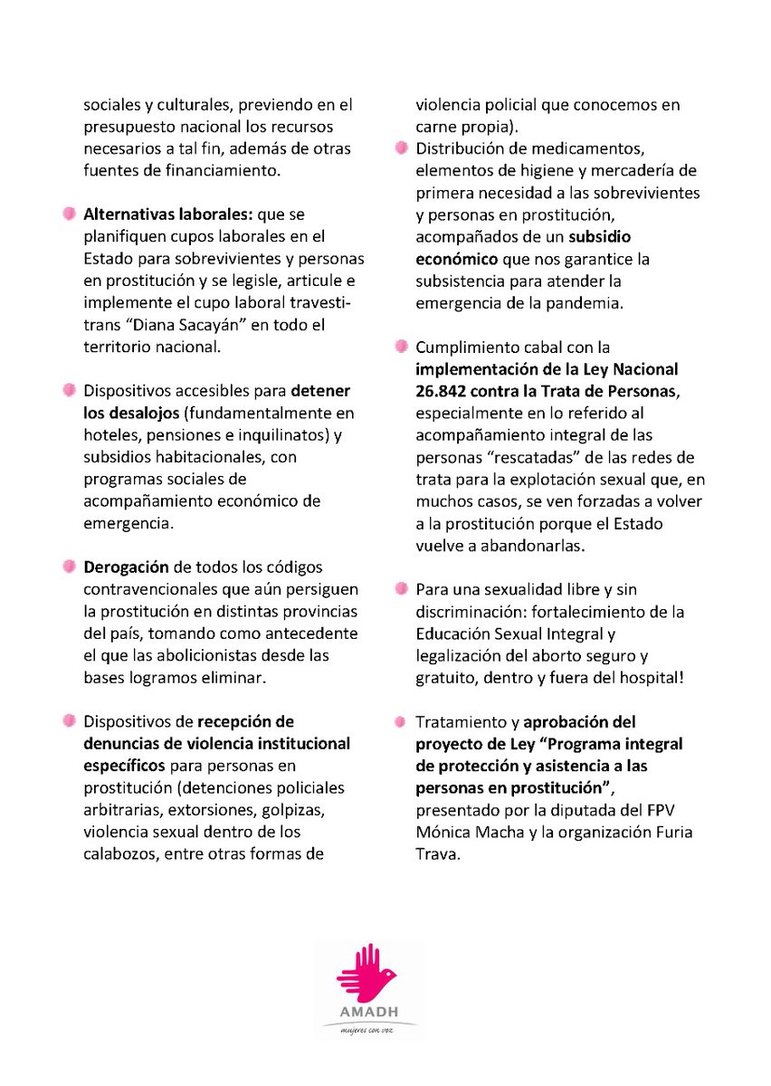 Asociación de Mujeres Argentinas por los DDHH tweet media