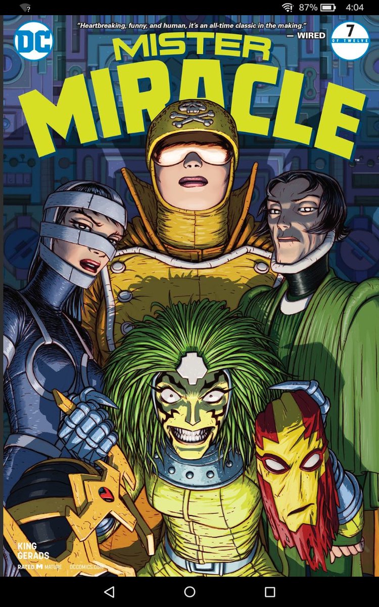 chainchomp87's tweet photo. So I am going to be 100% honest....I wasn't really sold on this comic and didn't really get the hype until around issue 4/5 and before I knew it I was consumed and obsessed and the book was in my head , it is F**king Fantastic #ComicBookHitList #MisterMiracle https://t.co/ieyyJN87sI