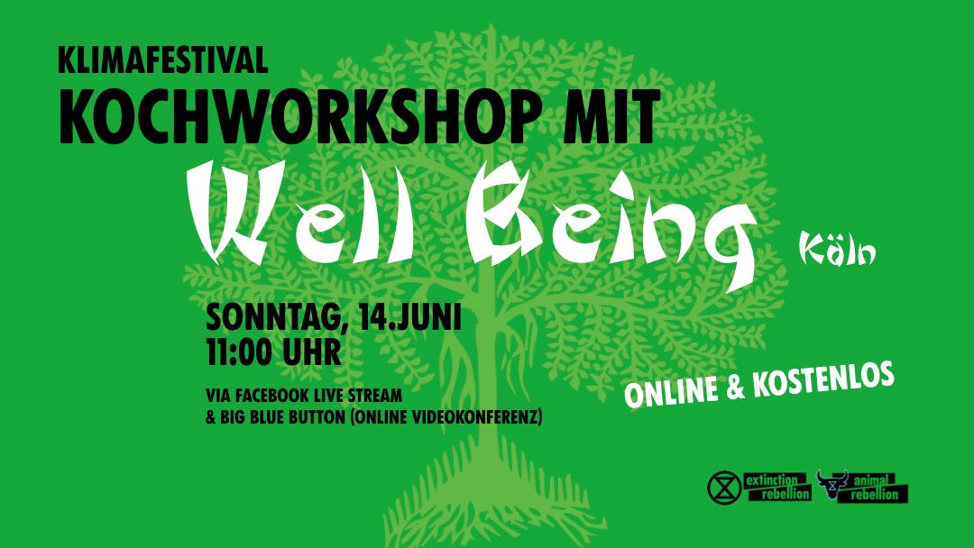 XR_Koeln's tweet photo. In 15 Minuten (11 Uhr) beginnt unser Online-#Kochworkshop in der Küche des digitalen #Klimafestival|s. Mach mit!
Wir freuen uns gemeinsam mit der wundervollen Thư Khuê vom Well-Being in Köln, einem veganen vietnamesischen Restaurant, zu kochen. 💚
👉 https://t.co/eTPwpAc5lN https://t.co/t2AcYunUcb