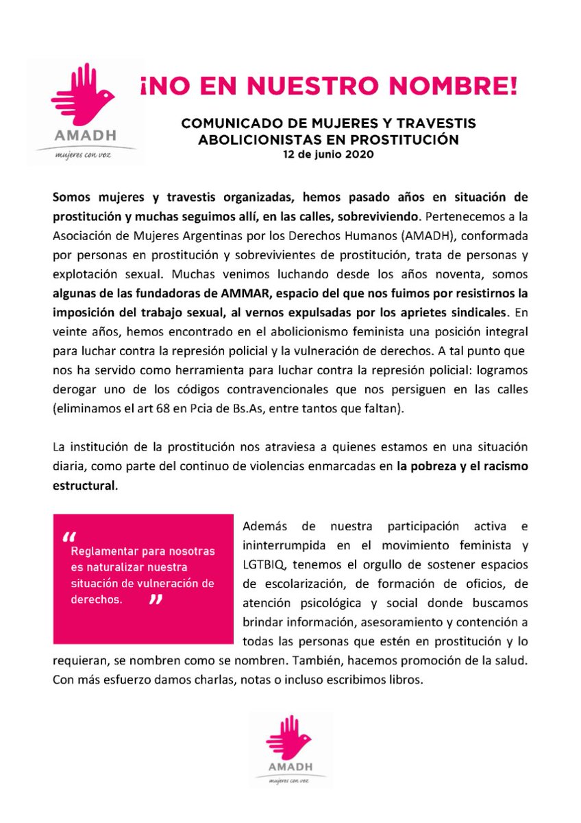 Asociación de Mujeres Argentinas por los DDHH tweet media