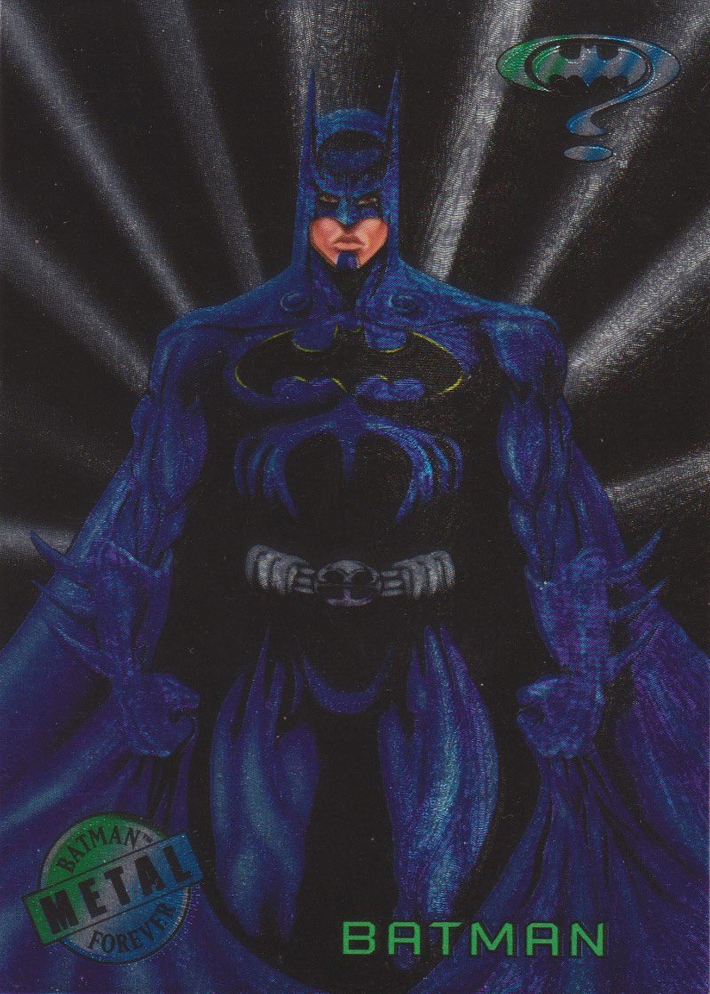 Darknight Archivist Batmanforever At 25 Thread 1995 Fleer Metal Batman Trading Cards The 100 Card Set Highlighted The Characters Of The Film Batman Iconography The Back Of Darknight Archivist Batmanforever At 25 Thread 1995 Fleer Metal Batman Trading Cards The 100 Card Set Highlighted The Characters Of The Film Batman Iconography The Back Of
