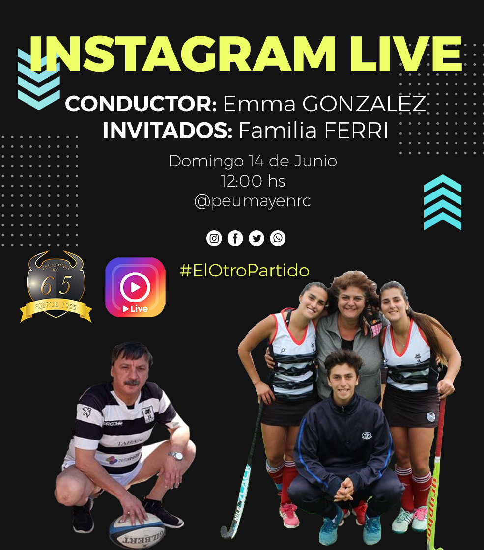 PeumayenRC's tweet photo. Mañana desde las 12 sumate al #InstaLive junto a una familia histórica del #Peuma ¡La familia FERRI! #Sumate https://t.co/zE4cfXRibo