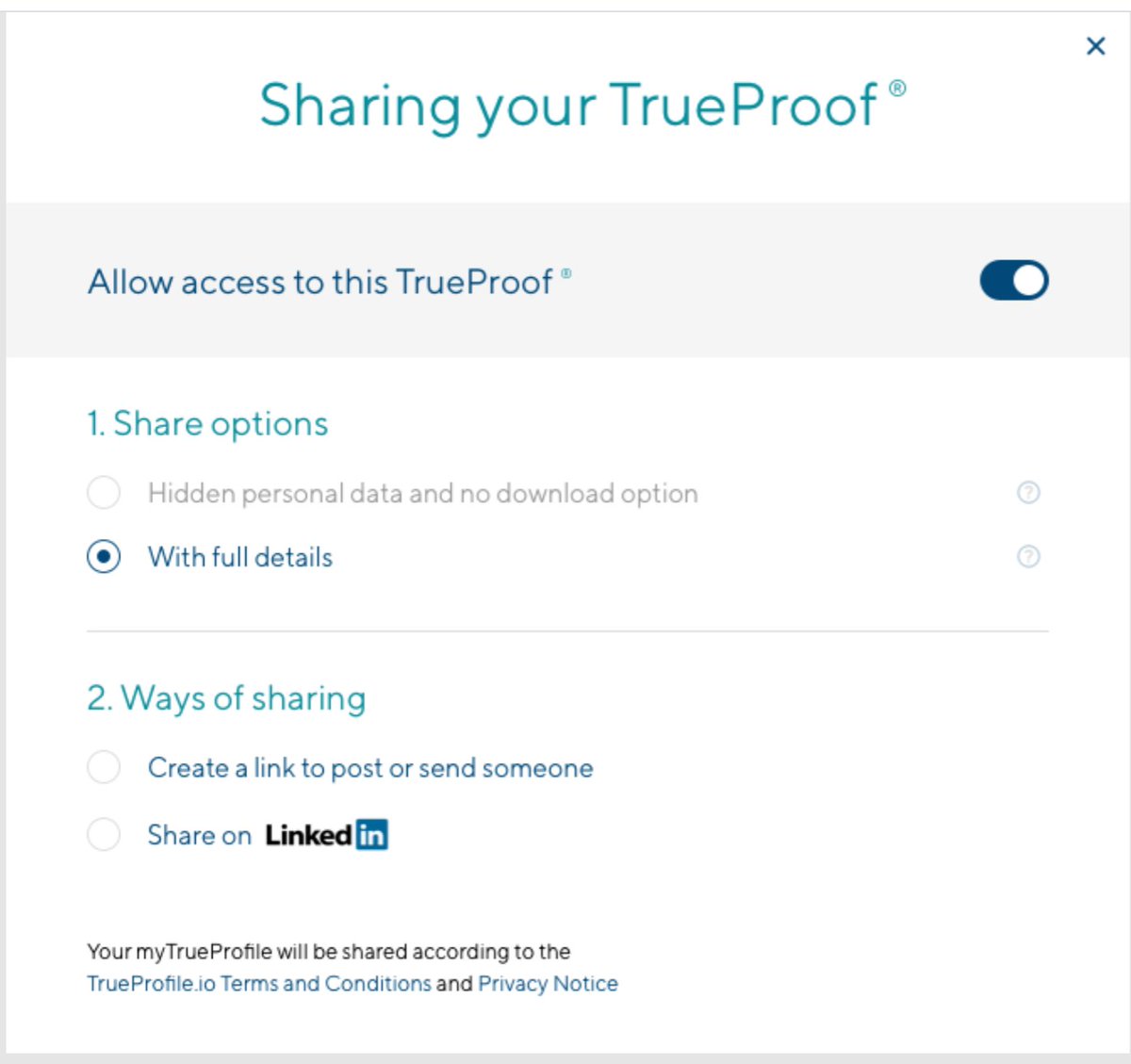 trueprofile_io's tweet photo. Have prospective employers sit up and take notice of your LinkedIn profile by linking your verified credentials from https://t.co/i1yJ5bZIHa! We'll teach you how.
#PSV #DocumentVerification #TrueProof #TrueProfile.io #Careers
https://t.co/1xLY4xqa9k https://t.co/2jz8aX0qfn
